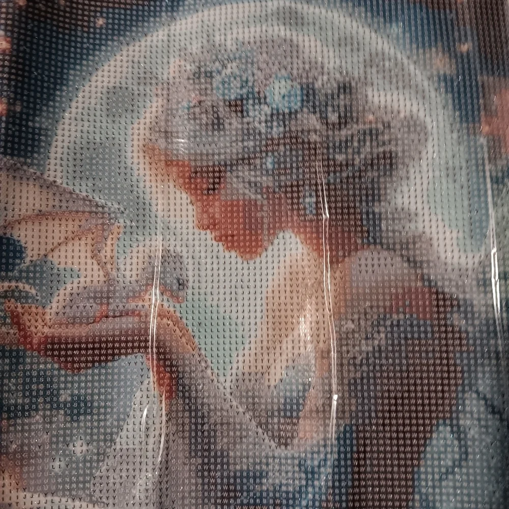 Fantasy Diamond Painting Kit with Dragon 30x30